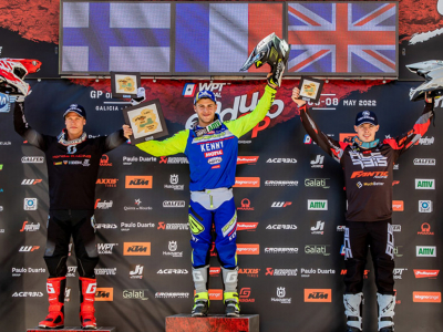 Zachary Pichon leader of the World Enduro !