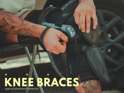 The first knee brace made of aluminium.