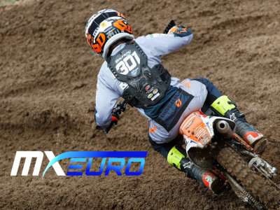 Liam Bruneau, Junior Team RXR Protect rider, present at the Loket MXPG