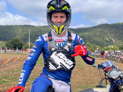 Zacchary Pichon Triomphe avec le Gilet de Protection AIR2MX